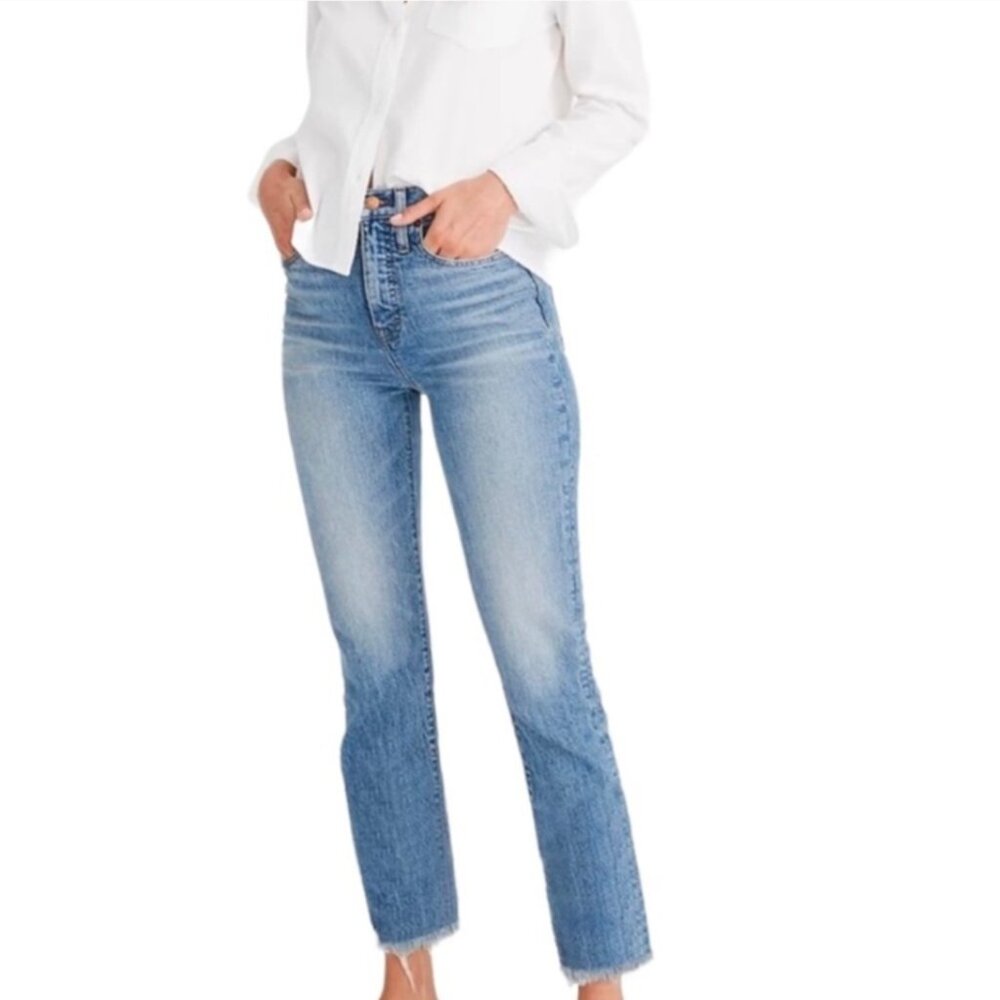 Madewell High-Riser Crop Denim